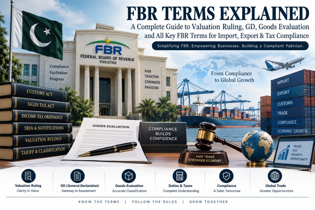 Pakistan Customs & FBR Import Guide 2026–27 | GD, Valuation & Duties
